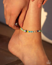Load image into Gallery viewer, Seize The Shapes-Blue Anklet #0197
