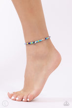Load image into Gallery viewer, Seize The Shapes-Blue Anklet #0197
