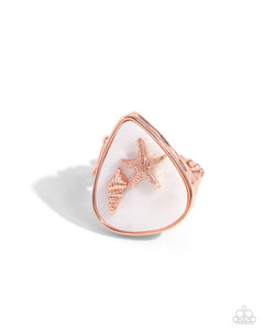 Seaside Serendipity-Copper Ring #0143