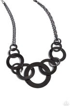 Load image into Gallery viewer, Uptown Links-Black Necklace #0089
