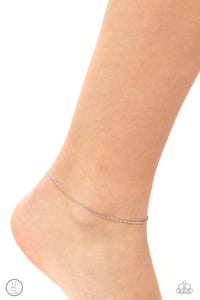 High Tech Texture-Silver Anklet #0103