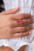 Load image into Gallery viewer, Mineral Masterpiece-Pink Ring #0091
