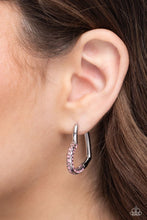 Load image into Gallery viewer, Be My Valentine-Pink Hoop Earring #0049
