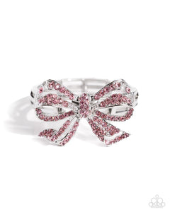 It's All A Bow T Me-Pink Bracelet #0088