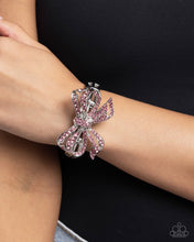 Load image into Gallery viewer, It&#39;s All A Bow T Me-Pink Bracelet #0088
