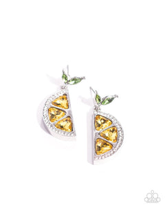 Lady Lemon-Yellow Earring #0167