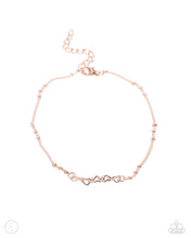Load image into Gallery viewer, Satellite Shimmer-Rose Gold Anklet #A-0022
