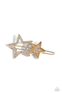 Stellar Shine-Gold Hair Clip #0159