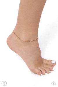 Blinding Basic-Gold Anklet #0140