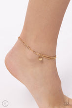 Load image into Gallery viewer, Solo Sojourn-Gold Anklet A-0009
