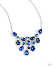 Load image into Gallery viewer, Dripping In Dazzle-Blue Necklace #0162
