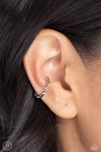 Enigmatic Echo-Silver Earring Cuff-#0124