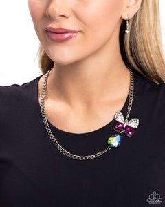 Fluttering Finesse-Multi  Necklace #0108