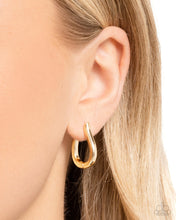 Load image into Gallery viewer, Generous Grace-Gold Hoop Earring #0166
