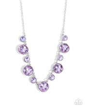 Load image into Gallery viewer, Genteel Gallery-Purple Necklace #0015
