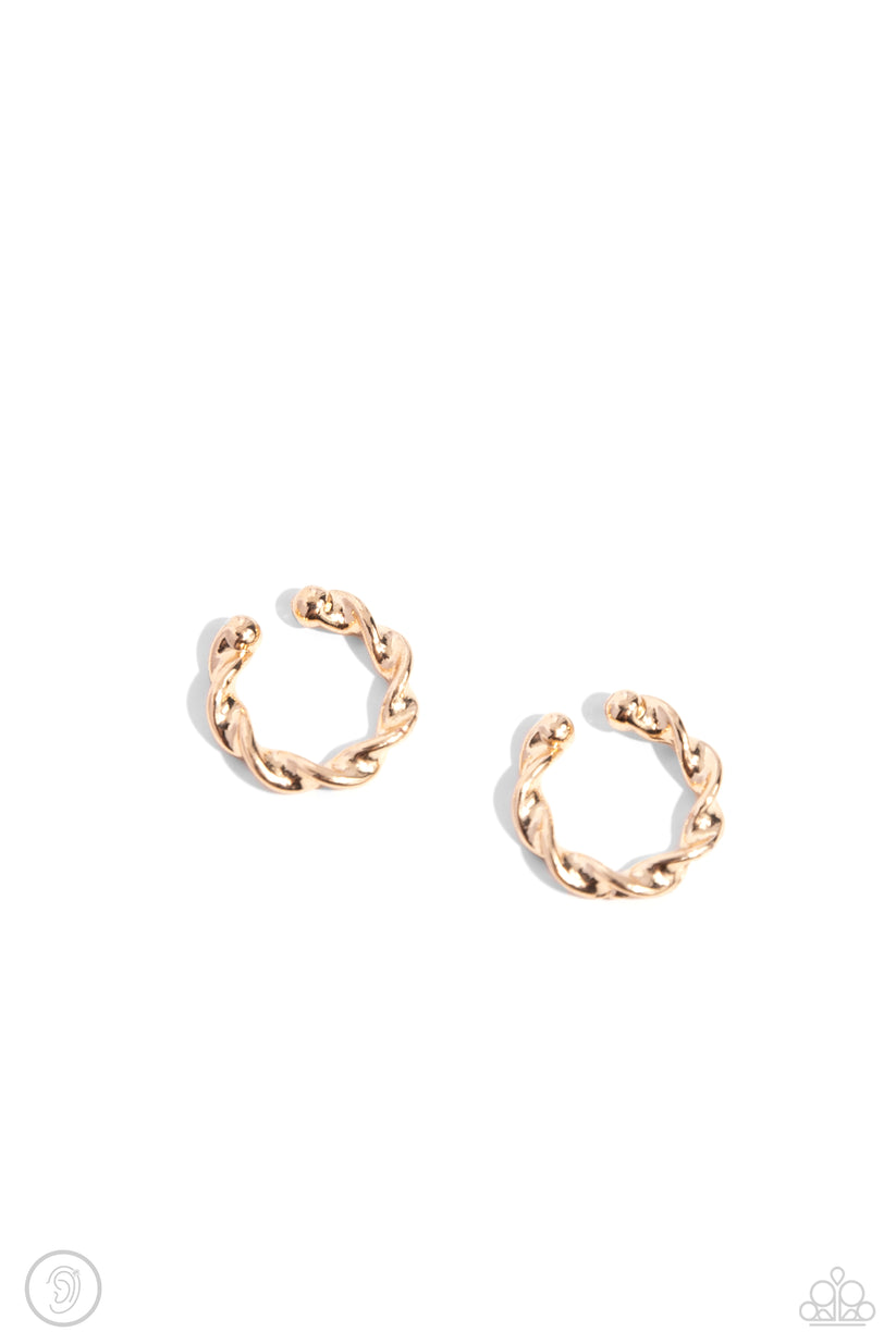 Hey Hot Cuff-Gold Earring Cuff #0064