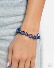 Load image into Gallery viewer, Let's Start At The Fairy Beginning-Blue Bracelet #B-0078
