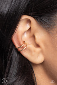 Metallic Moment-Gold Earring Cuff #0130