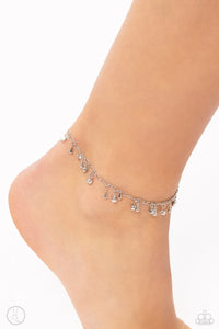 Sprinkled Selection-White Anklet #0096