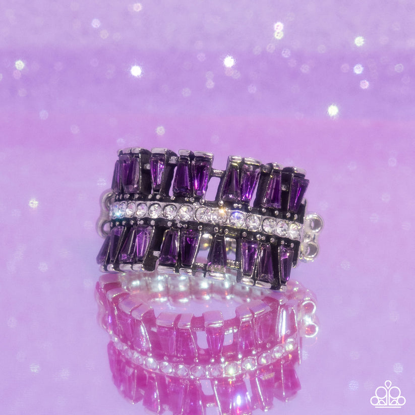 Staggering Stacks-Purple Ring #0090