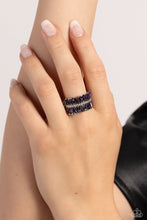 Load image into Gallery viewer, Staggering Stacks-Purple Ring #0090
