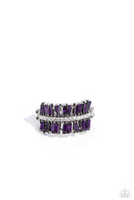 Load image into Gallery viewer, Staggering Stacks-Purple Ring #0090
