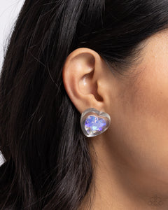 Heart Pounding Haute-Purple Earring #0083