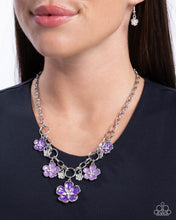 Load image into Gallery viewer, Secretive Sprig-Purple Necklace #0072
