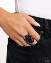 Load image into Gallery viewer, Exaggerated Elitist-Purple Ring #0155
