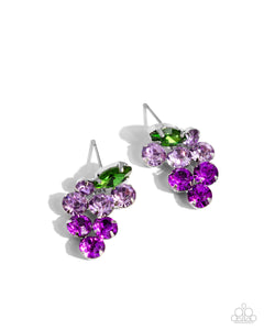 Grapevine Grace-Purple Earring #0044