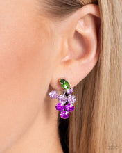 Load image into Gallery viewer, Grapevine Grace-Purple Earring #0044
