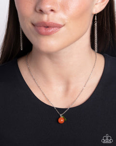 Orange Opulence-Orange Necklace #0133