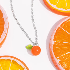 Orange Opulence-Orange Necklace #0133