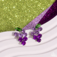 Load image into Gallery viewer, Grapevine Grace-Purple Earring #0044
