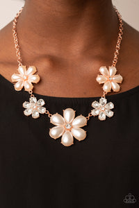 Fiercely Flowering-Copper Necklace #0003