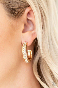 Cash Flow-Gold Hoop Earring #0041