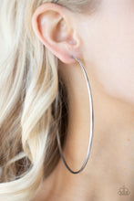 Load image into Gallery viewer, Colossal Couture-Silver Hoop Earring #0051
