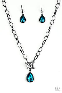 So Sorority-Blue Necklace #0118