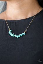 Load image into Gallery viewer, Back To Nature-Blue Necklace #0040
