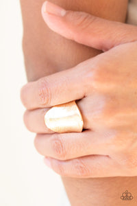 Metro Mirror-Gold Ring #0055