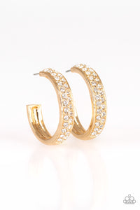 Cash Flow-Gold Hoop Earring #0041