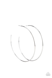 Colossal Couture-Silver Hoop Earring #0051