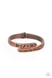 Wings Of Change-Copper Bracelet #0081