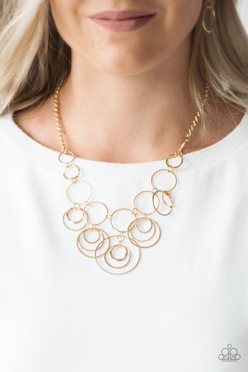 Break The Cycle-Gold Necklace #0008