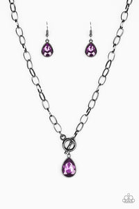 So Sorority-Purple Necklace #0119