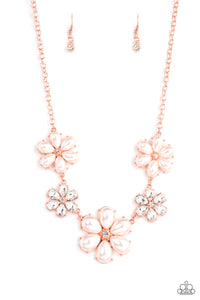 Fiercely Flowering-Copper Necklace #0003